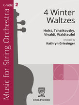 4 Winter Waltzes Orchestra sheet music cover